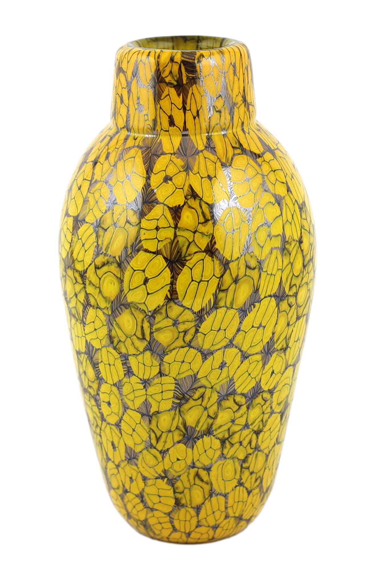 Vittorio Ferro (1932-2012), a tall Murano glass Murrine vase